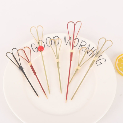 BambooMake.cn Heart-Shaped Bamboo Picks