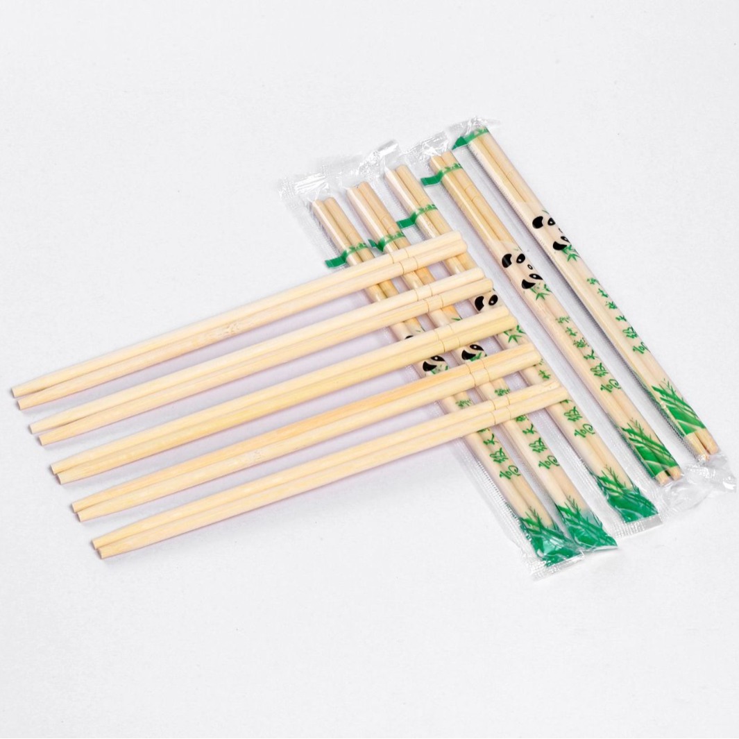 bamboomake.cn Disposable Round Bamboo Chopsticks – 100% Natural Bamboo, Smooth & Splinter-Free, 