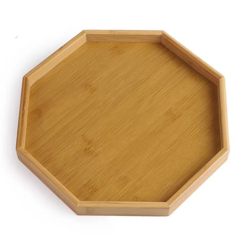 BambooMake.cn bamboo octagonal food tray