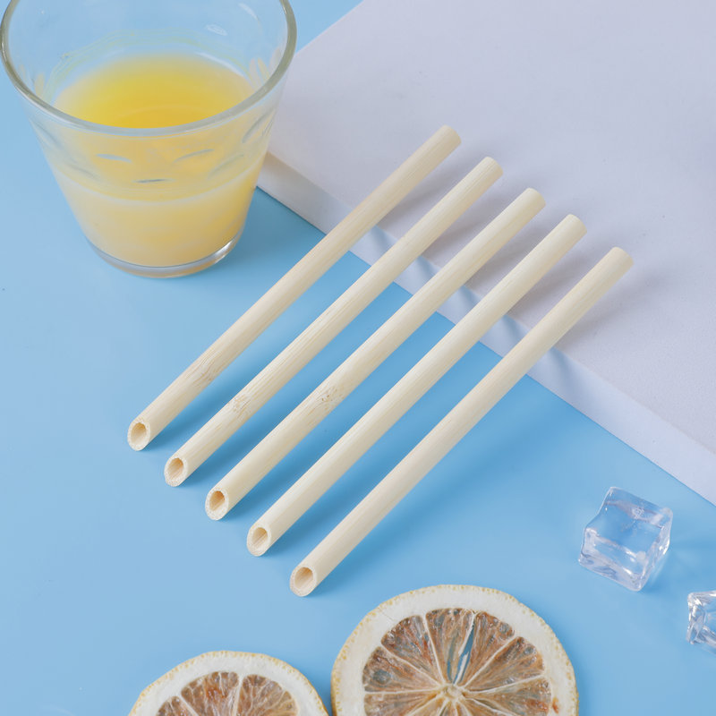 BambooMake.cn Slanted bamboo straw