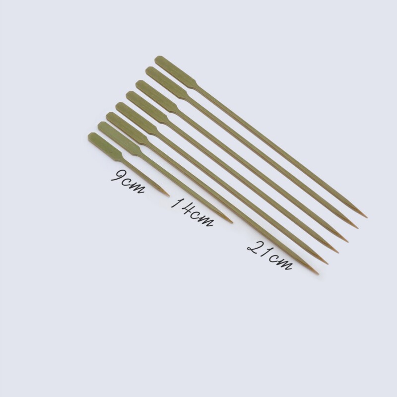 BambooMake.cn Bamboo Racket Paddle BBQ Skewers