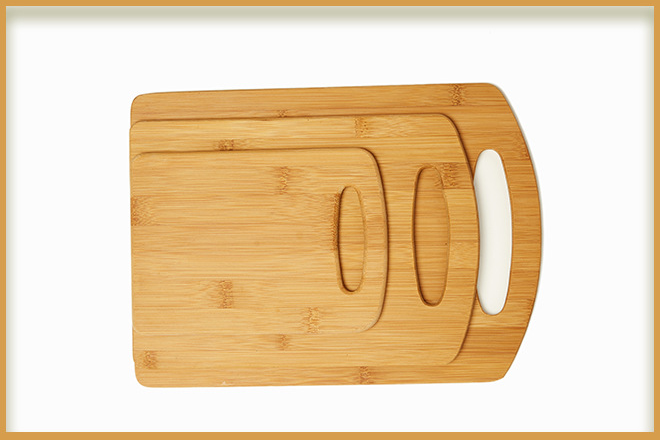 BambooMake.cn Rectangular Joint Bamboo Cutting Board with Hanging Hole