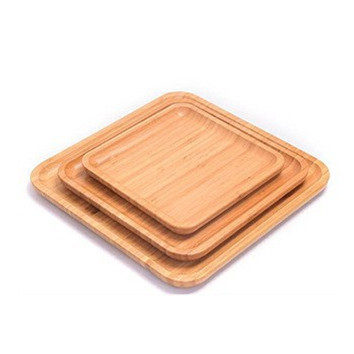 BambooMake.cn bamboo square food tray
