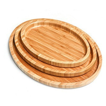 Bamboomake.cn bamboo oval food tray