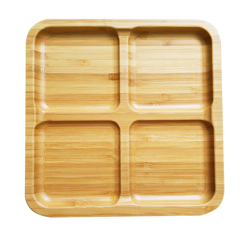 BambooMake.cn Bamboo Square Four-Compart